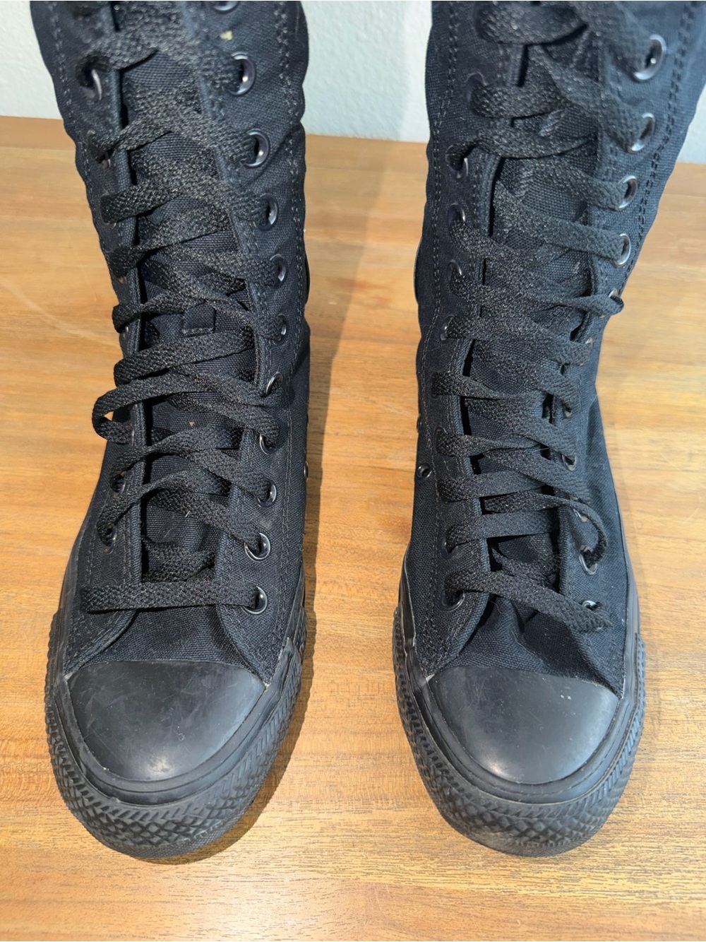 Converse Black High-Top Athletic Shoes